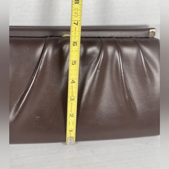 Vintage brown clutch wallet - Picture 3 of 5